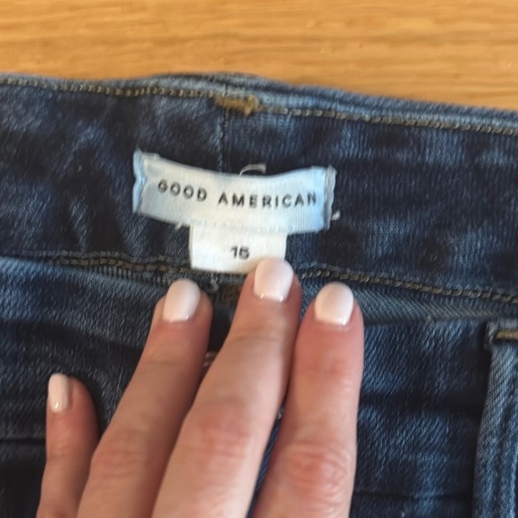 Good American Dark Blue Ankle Jeans - Picture 3 of 3